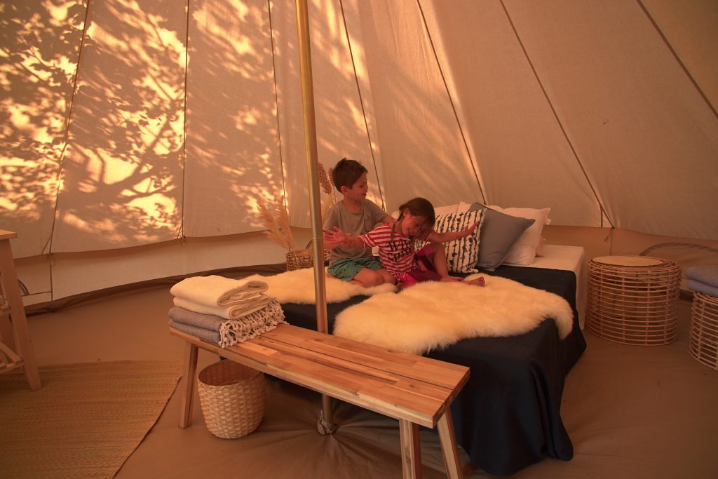 Spaarneglamping