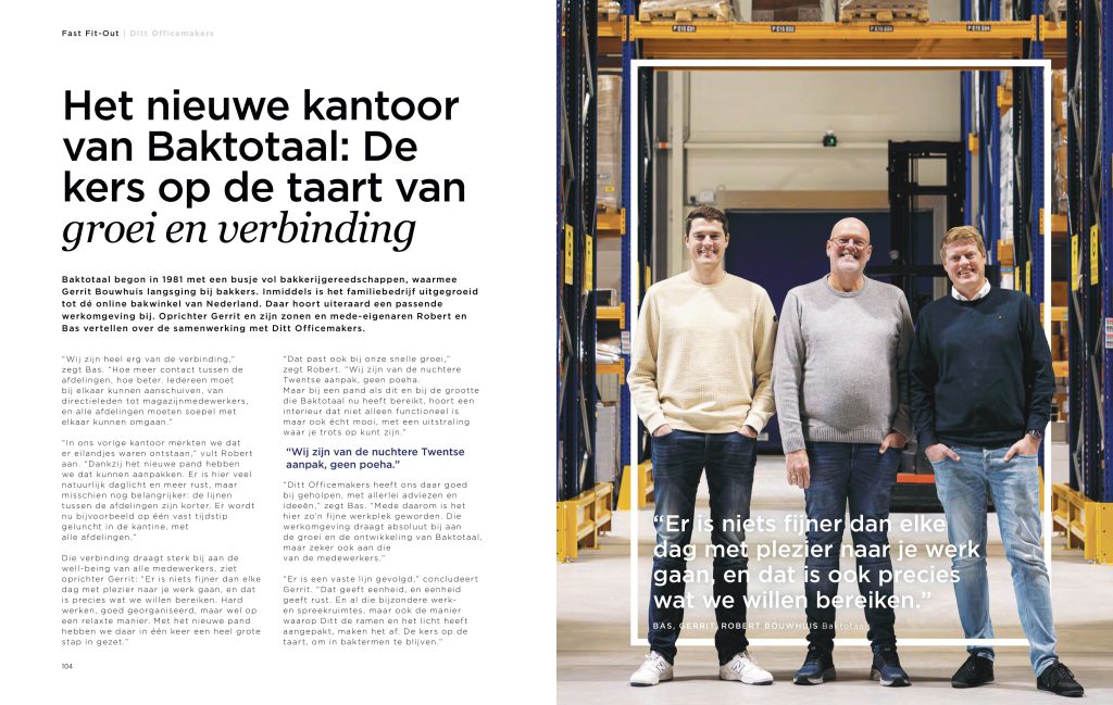 Portfolio Baktotaal 1 Ditt. Officemakers portfolio 2024/2025
