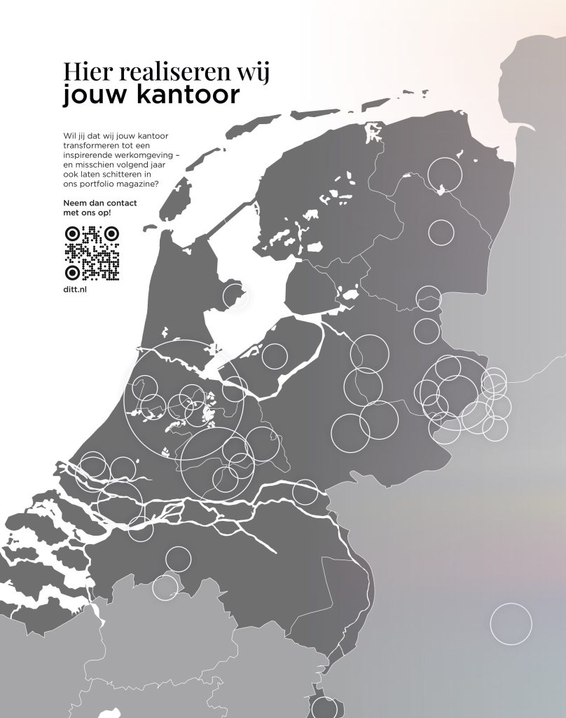 Portfolio onze projecten Ditt. Officemakers portfolio 2024/2025